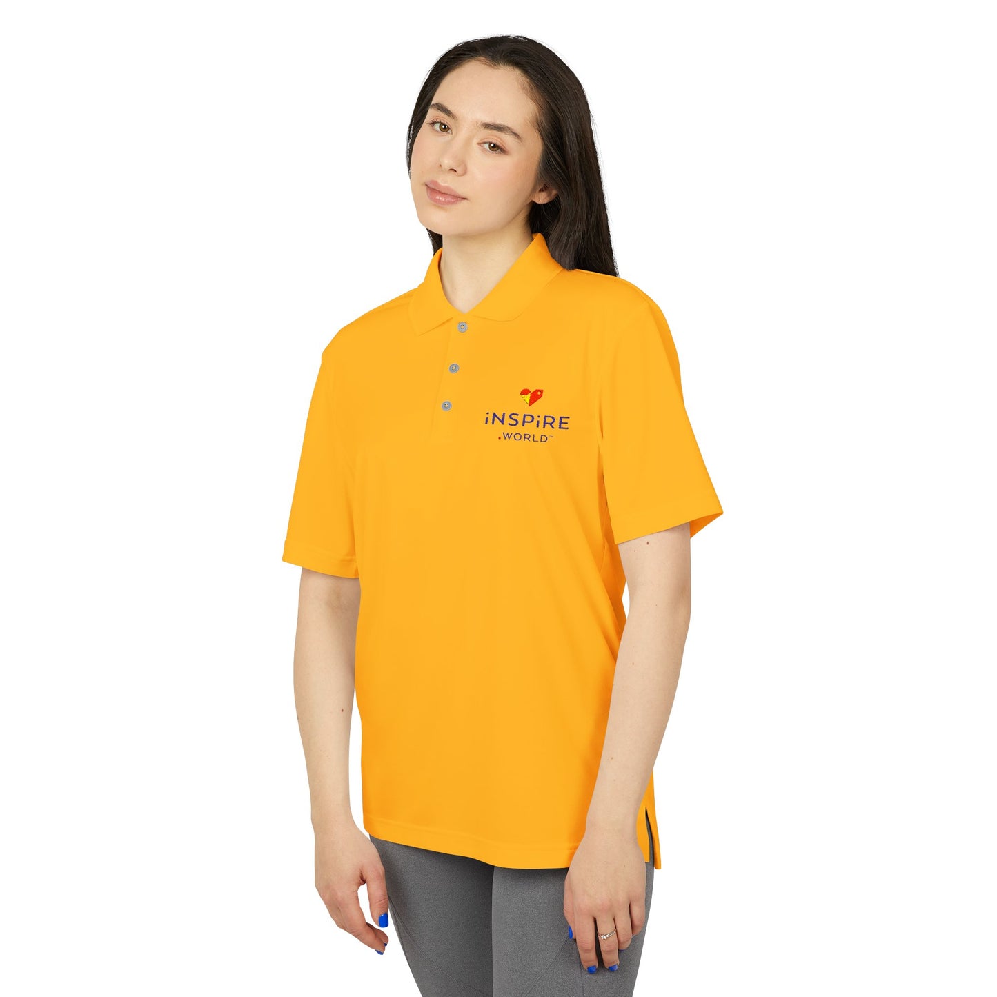 Inspire.World adidas Unisex Performance Polo