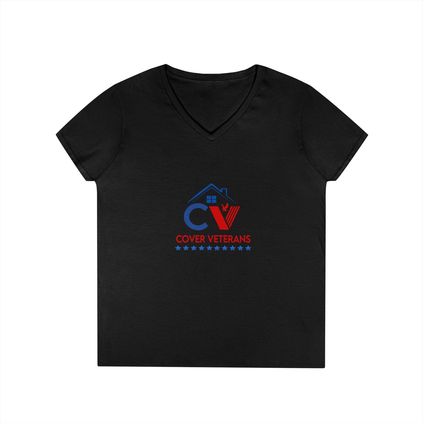 Cover Veterans Ladies' V-Neck T-Shirt