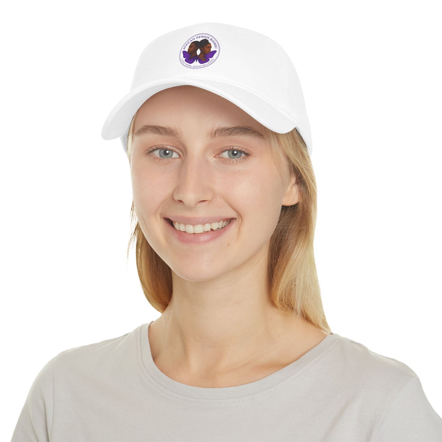 African Genius Rising Low Profile Baseball Cap