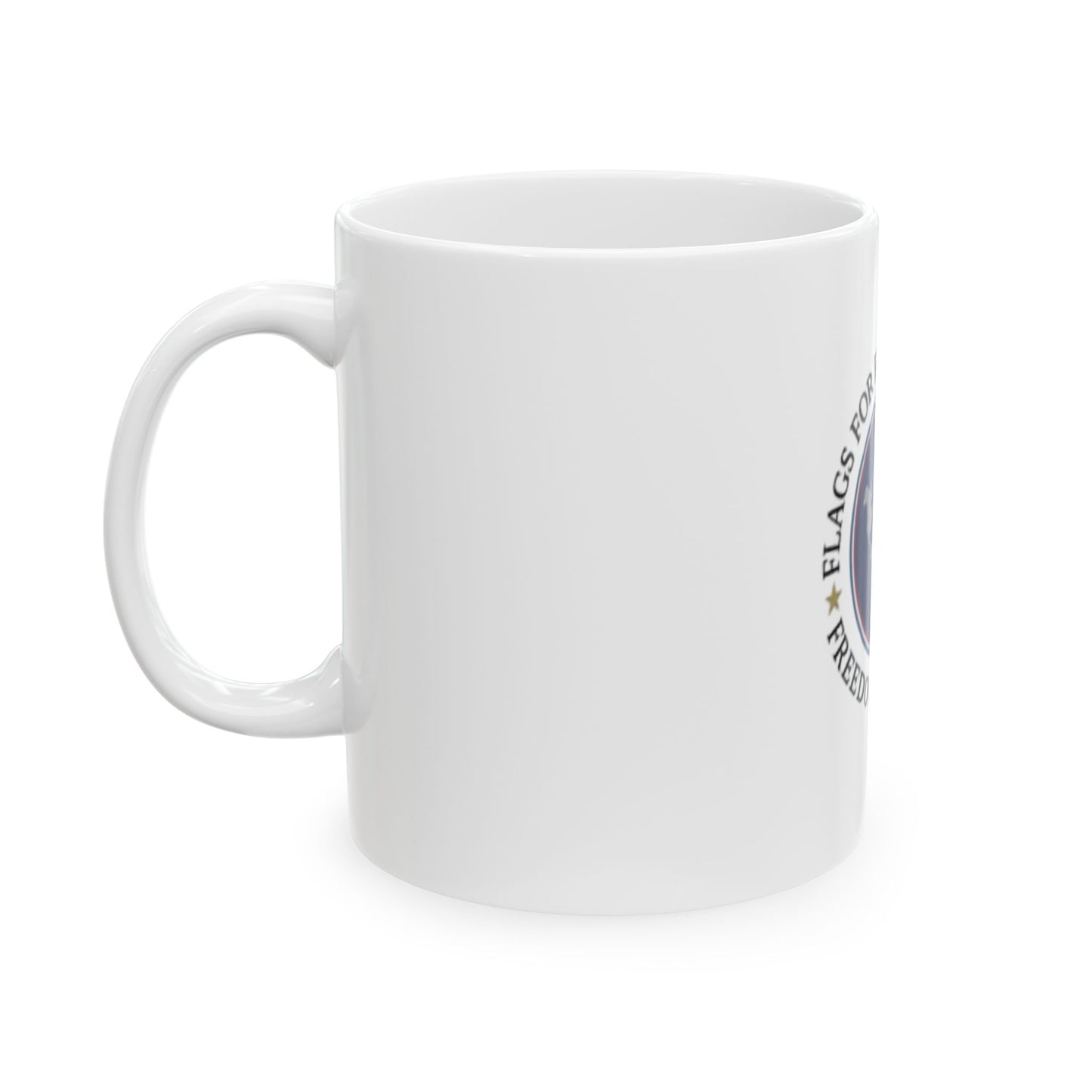 Flags for Fallen Military Ceramic Mug, (11oz, 15oz)