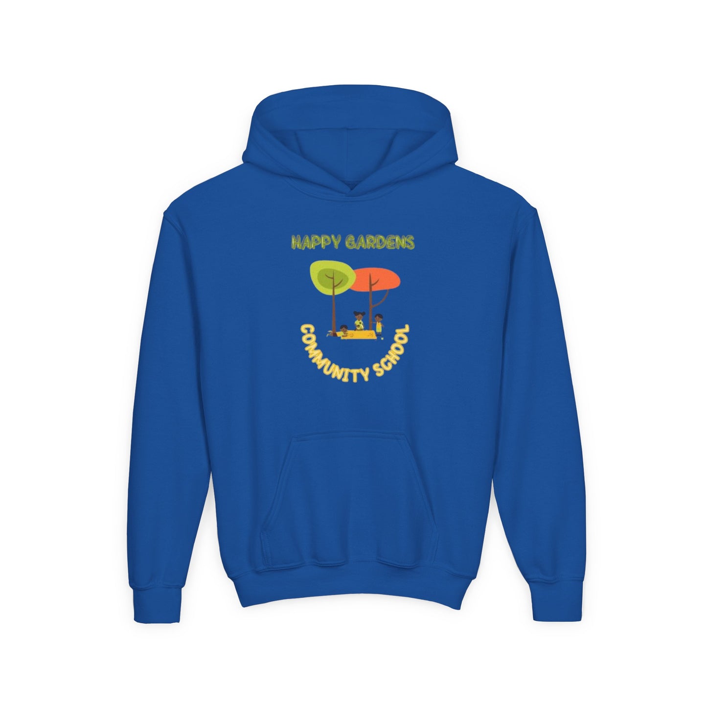 Happy Gardens Youth Heavy Blend Hooded Sweatshirt