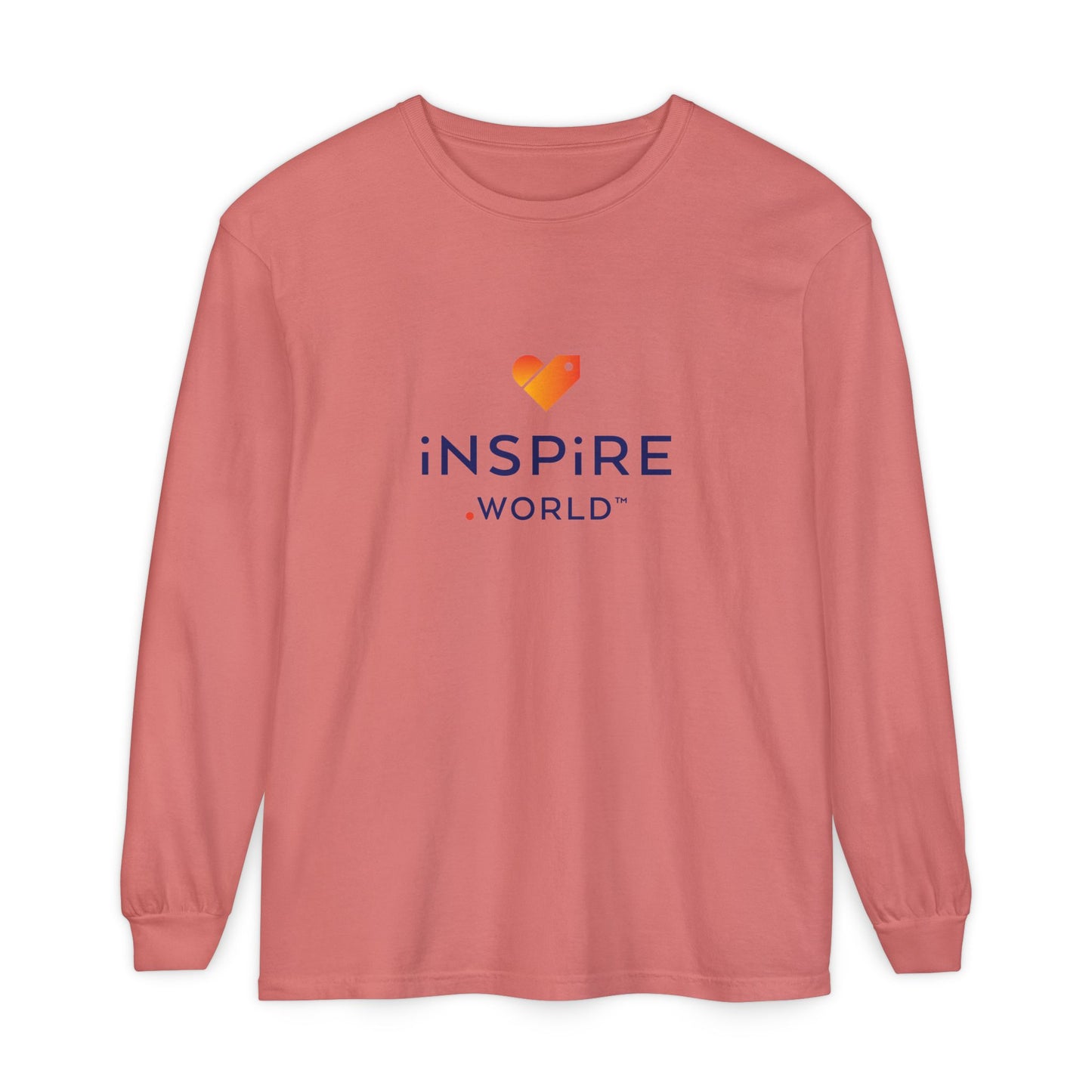 Inspire.World Unisex Garment-dyed Long Sleeve T-Shirt