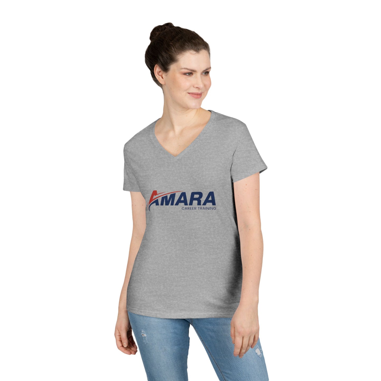 Amara Career Training Ladies' V-Neck T-Shirt