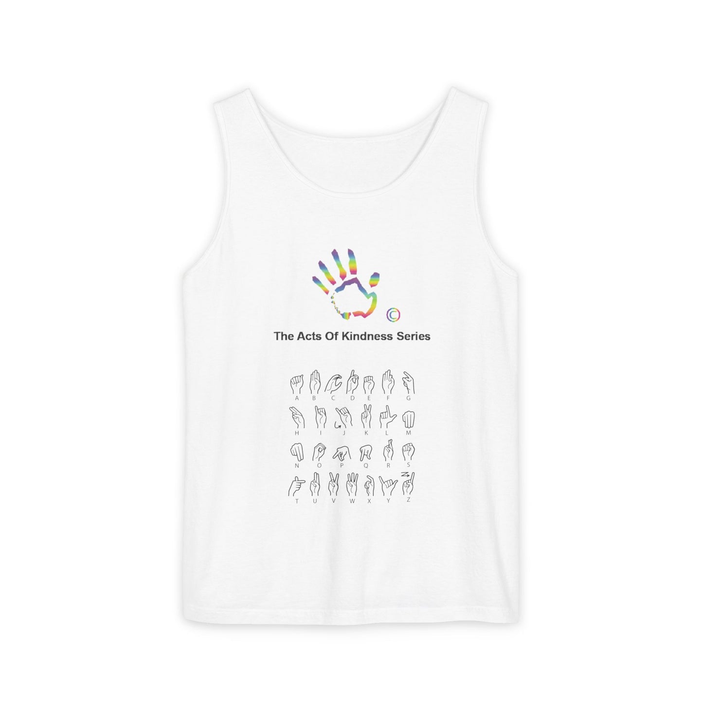 Acts of Kindness Series Unisex Garment-Dyed Tank Top