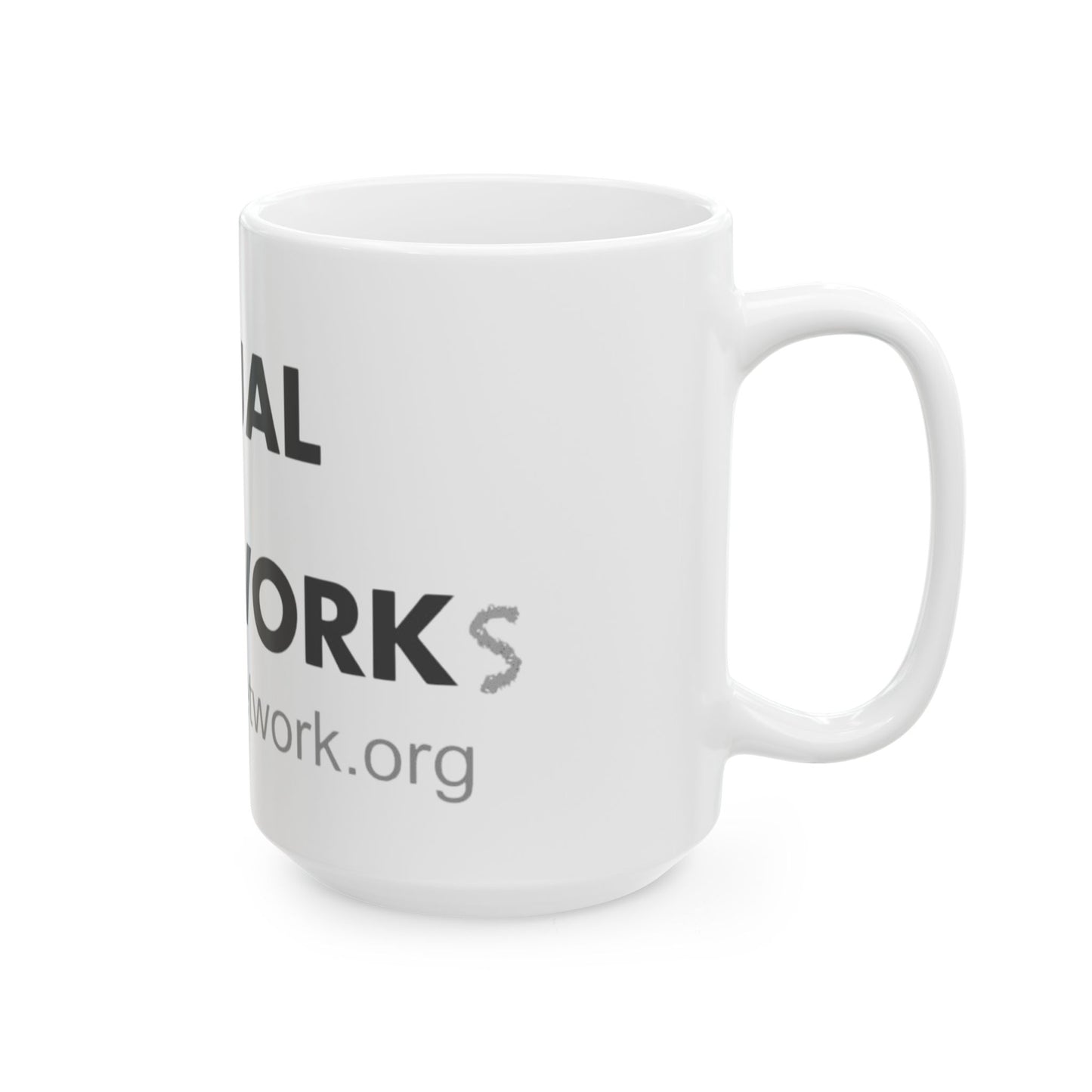 Mutual Aid Network Ceramic Mug, (11oz, 15oz)