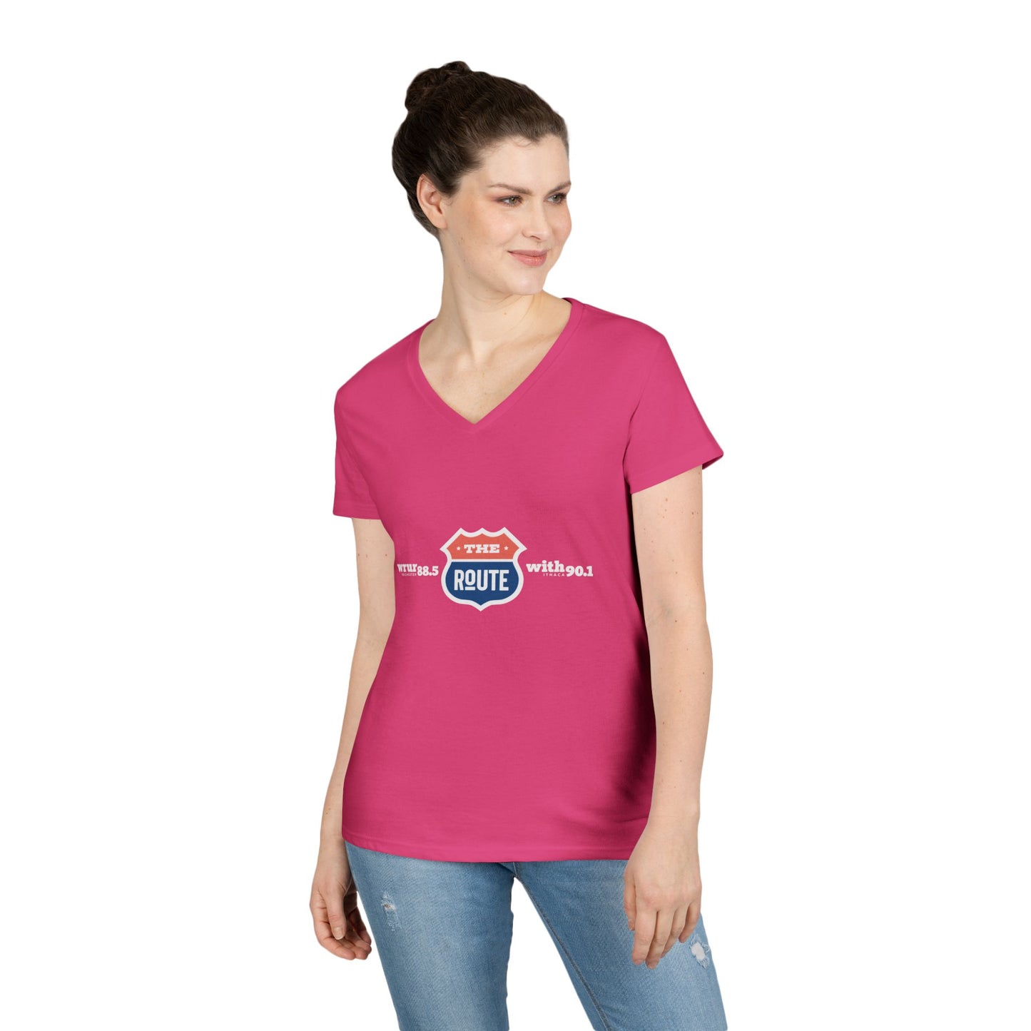 The Route Ladies' V-Neck T-Shirt