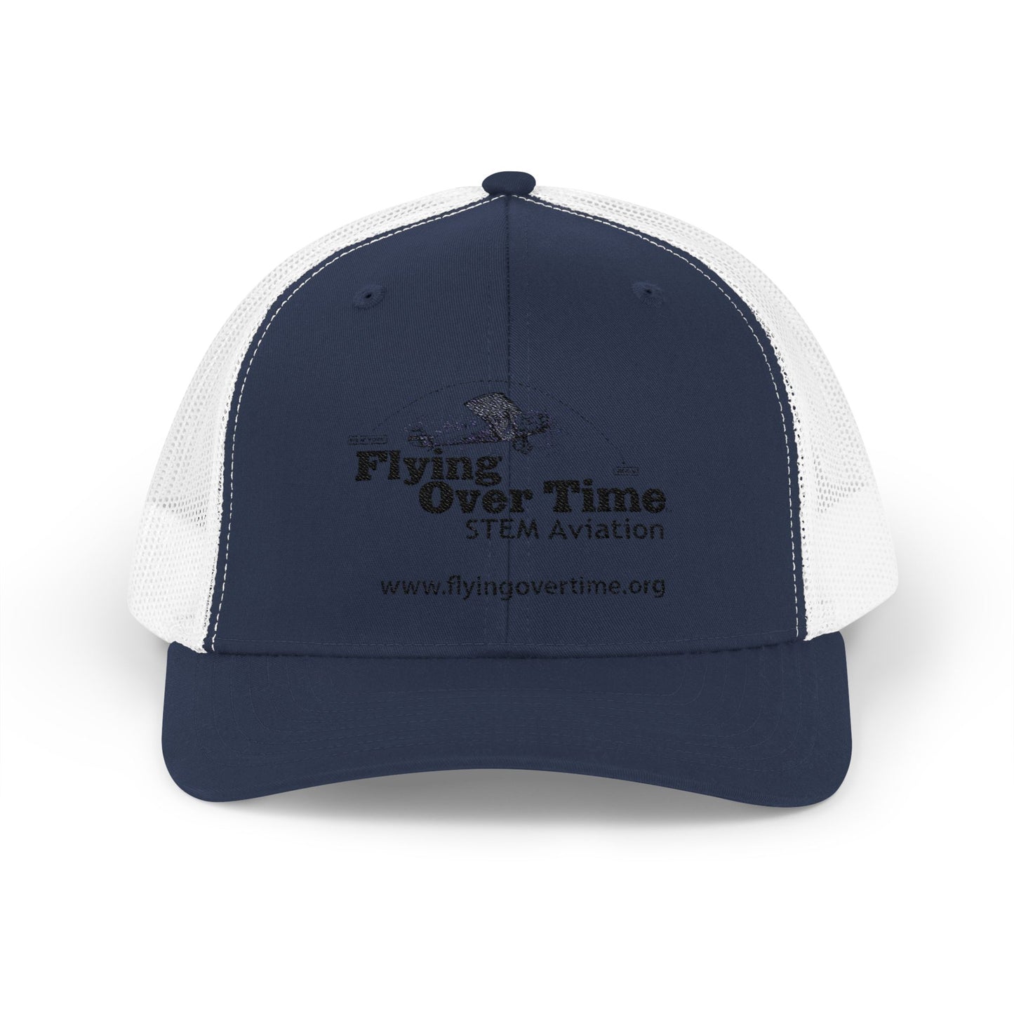 Flying Over Time Snapback Trucker Cap