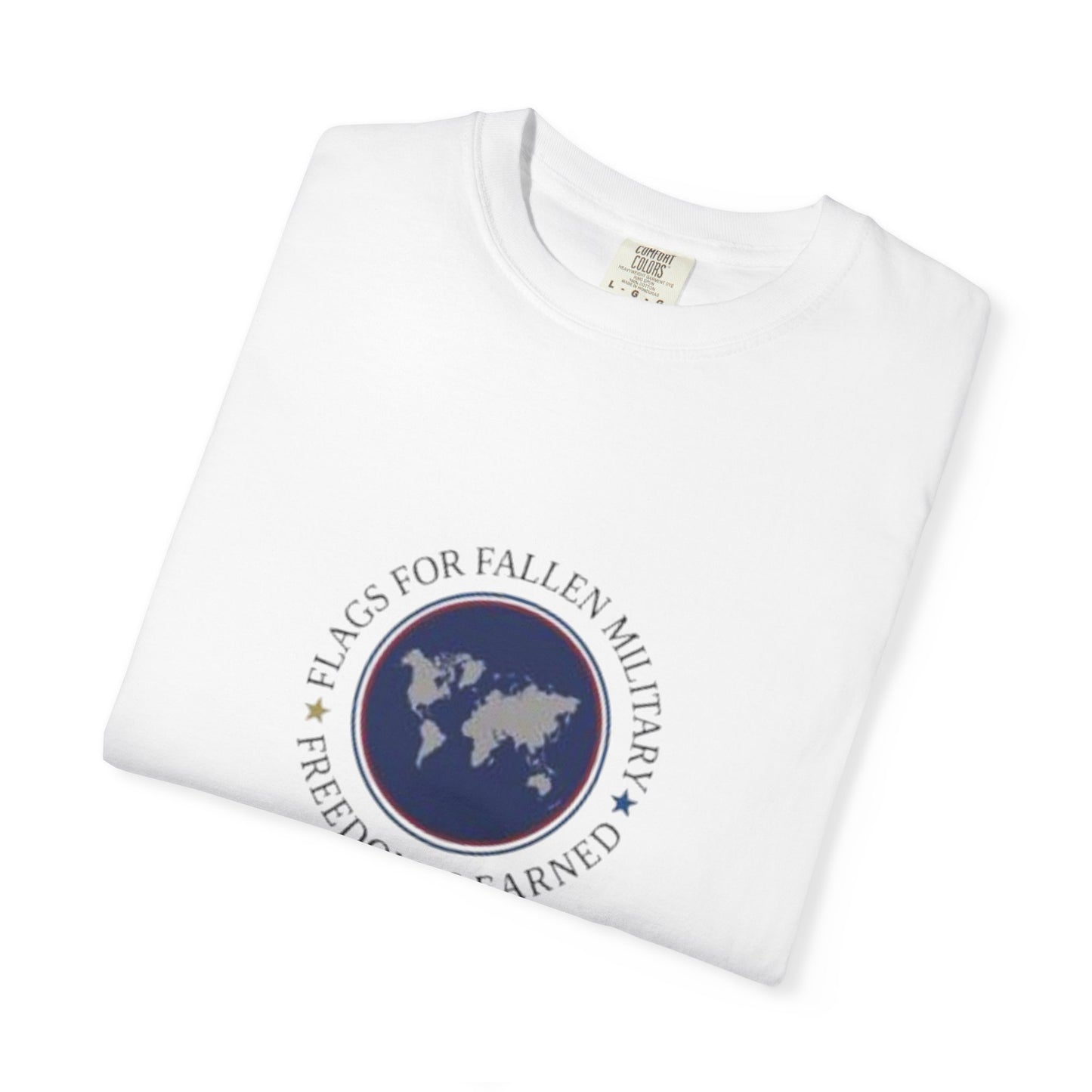 Flags for Fallen Military Unisex Garment-Dyed T-shirt