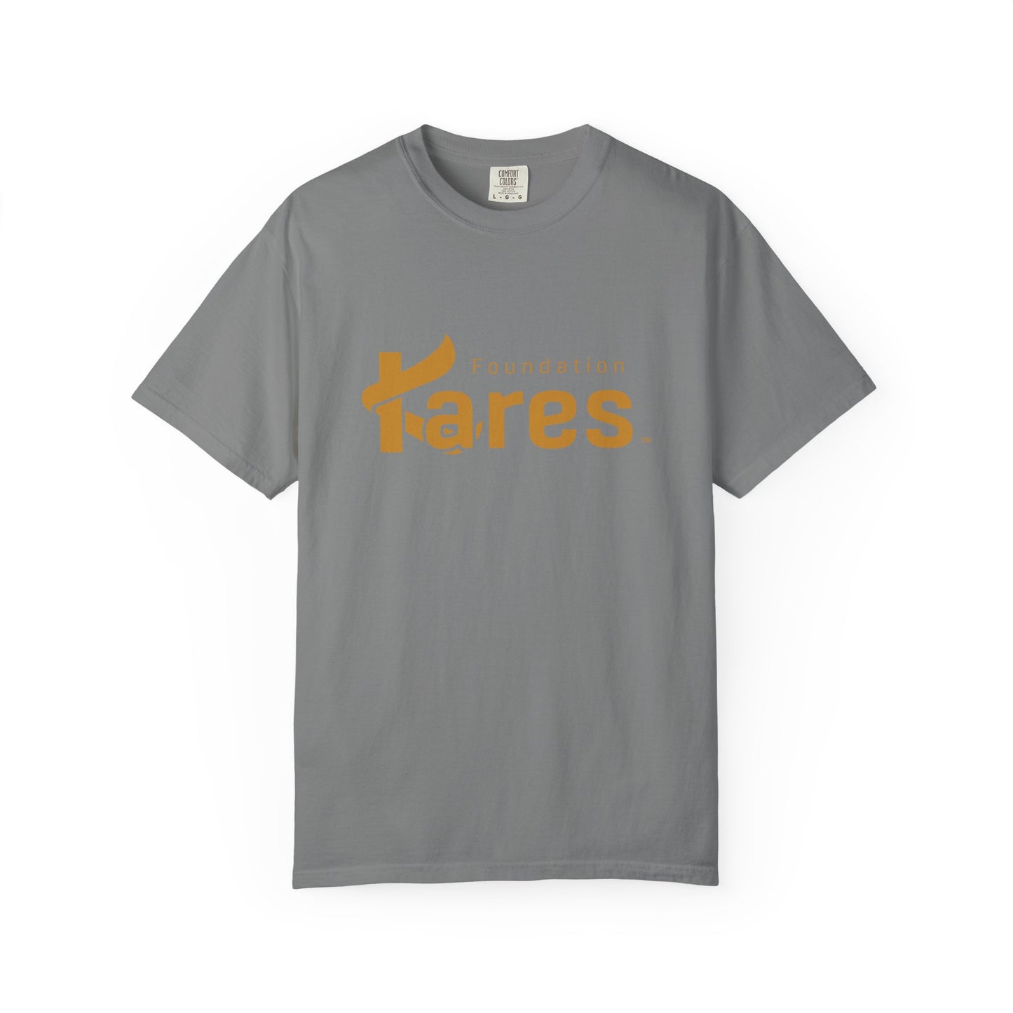 Kares Foundation - Gold Logo Unisex Garment-Dyed T-shirt