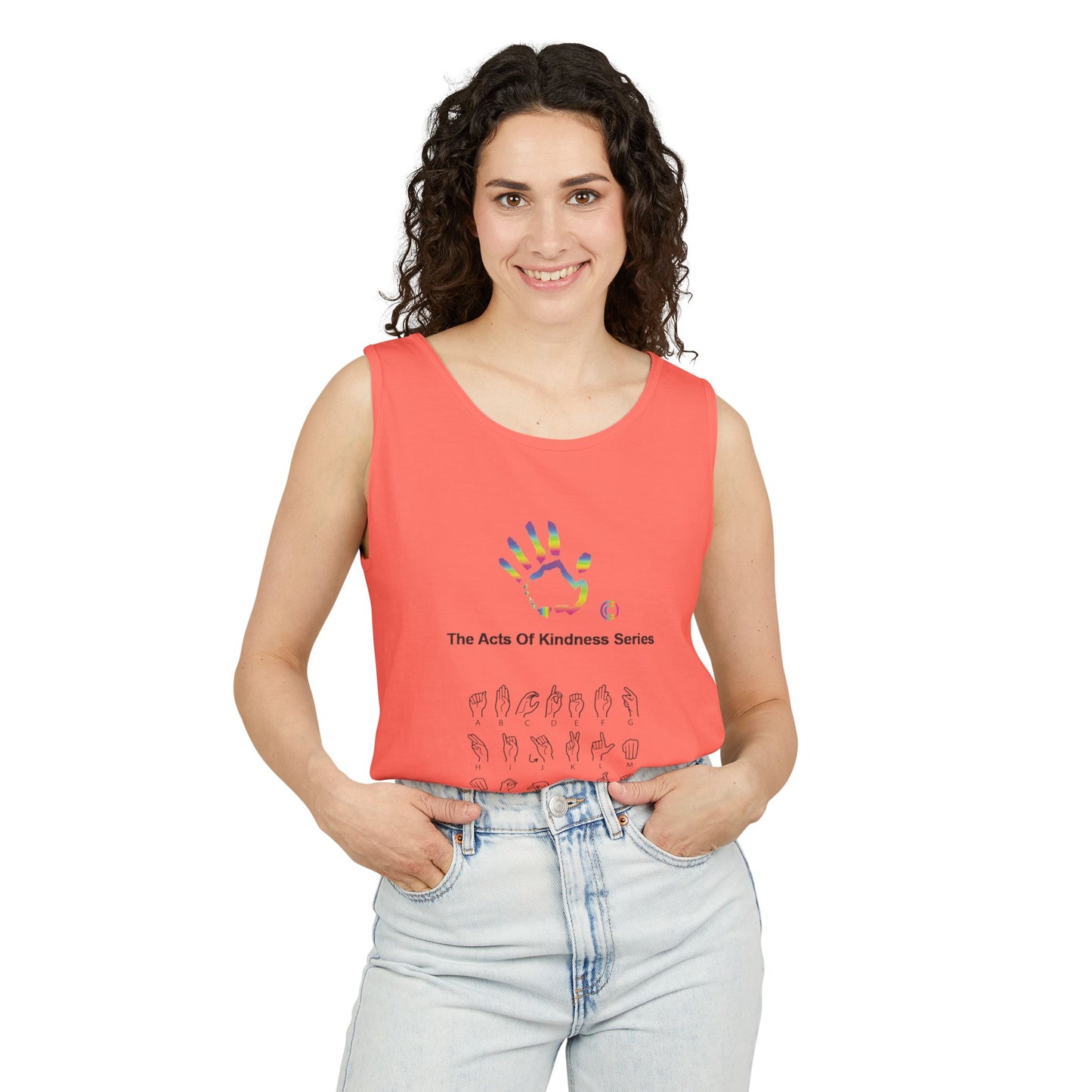 Acts of Kindness Series Unisex Garment-Dyed Tank Top