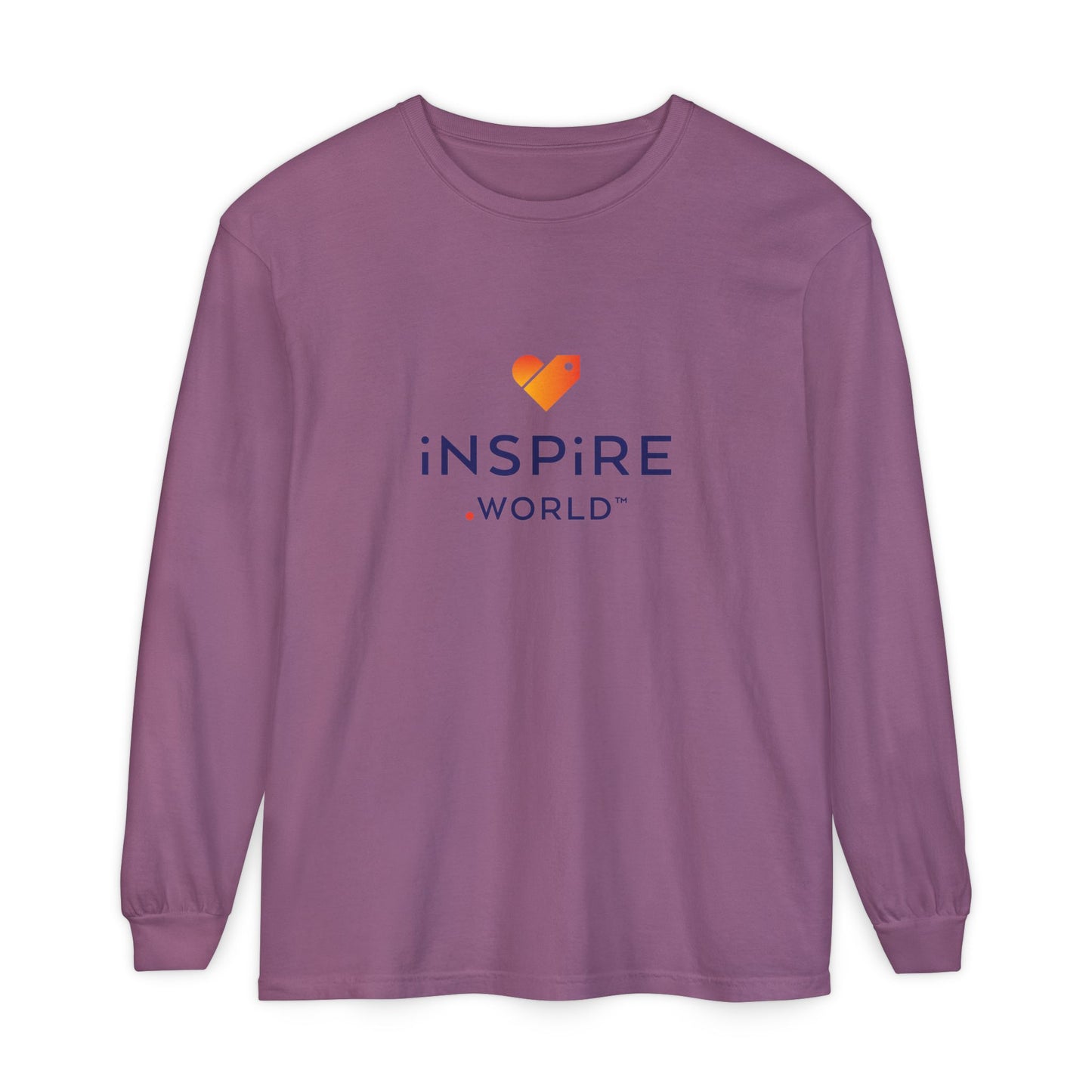 Inspire.World Unisex Garment-dyed Long Sleeve T-Shirt