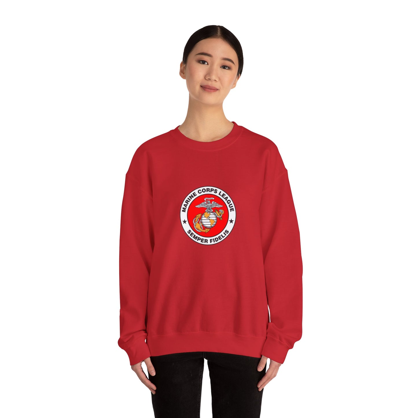 Marine Corps League Unisex Heavy Blend™ Crewneck Sweatshirt