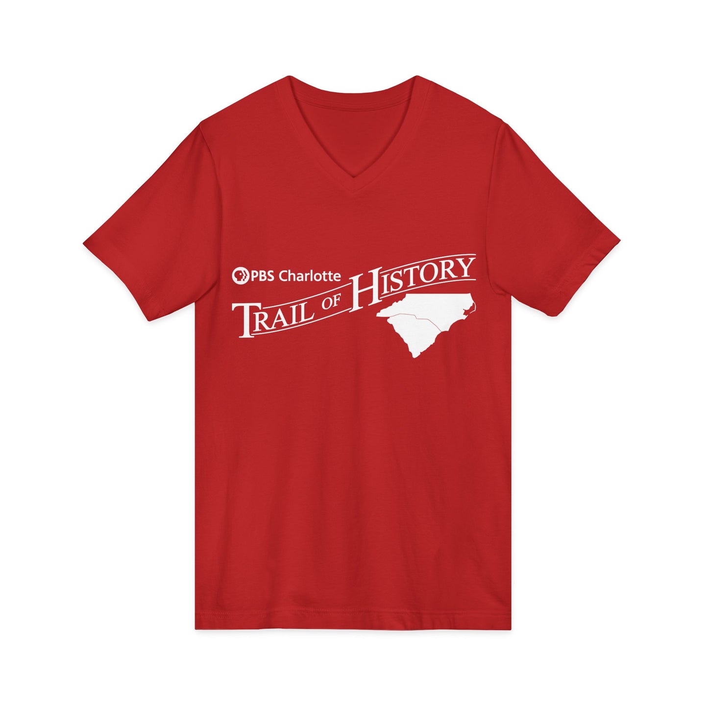 PBS Charlotte TOH Unisex Jersey Short Sleeve V-Neck Tee