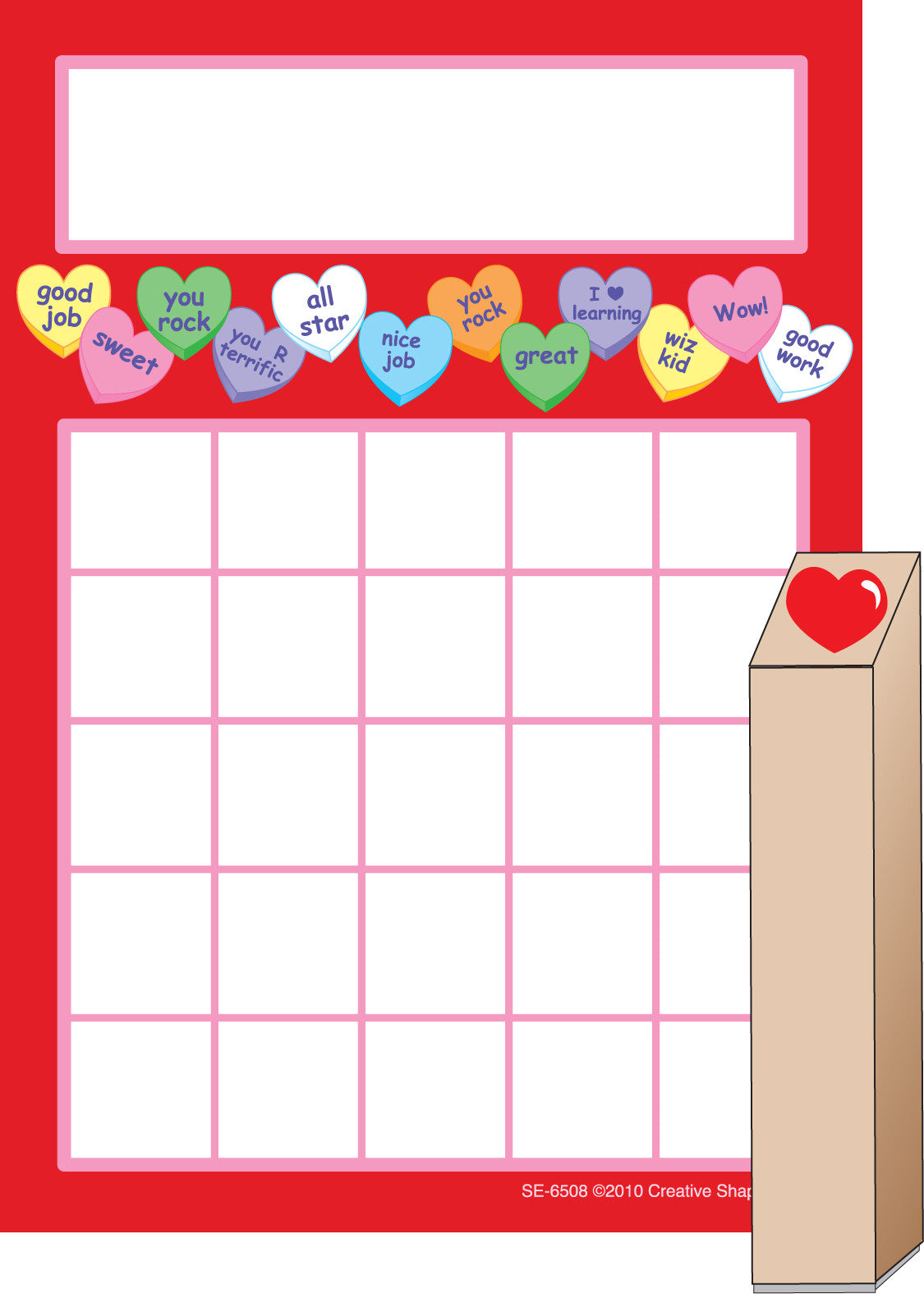 SHAPES ETC. Progress Pad/ Stamps Set - Love Your Work