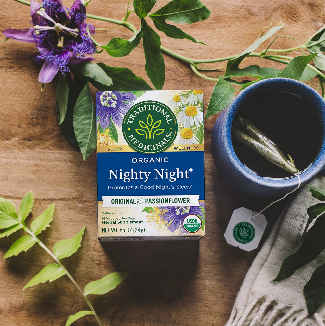 Traditional Medicinals Nighty Night Herb Tea (6x16 Bag)