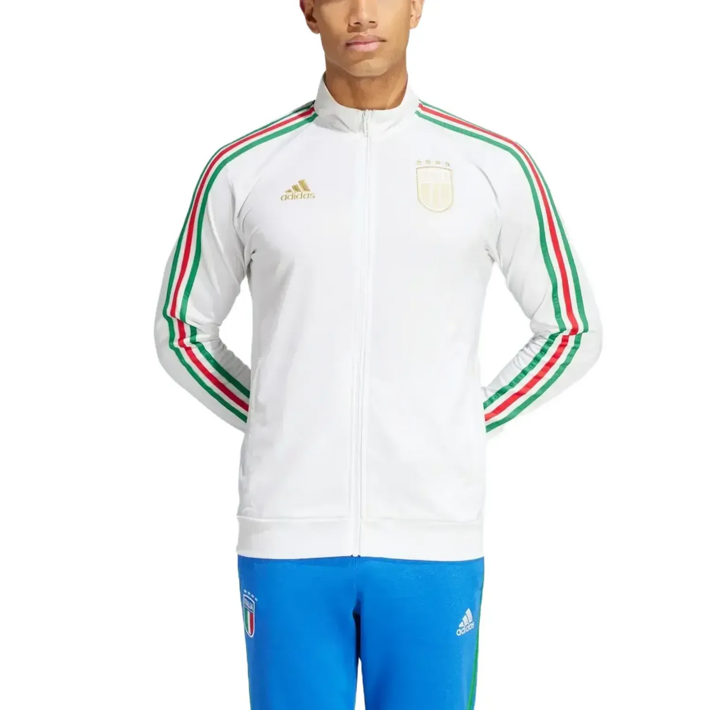 Italy Casual 3S presentation Soccer tracksuit 2024/25 - Adidas