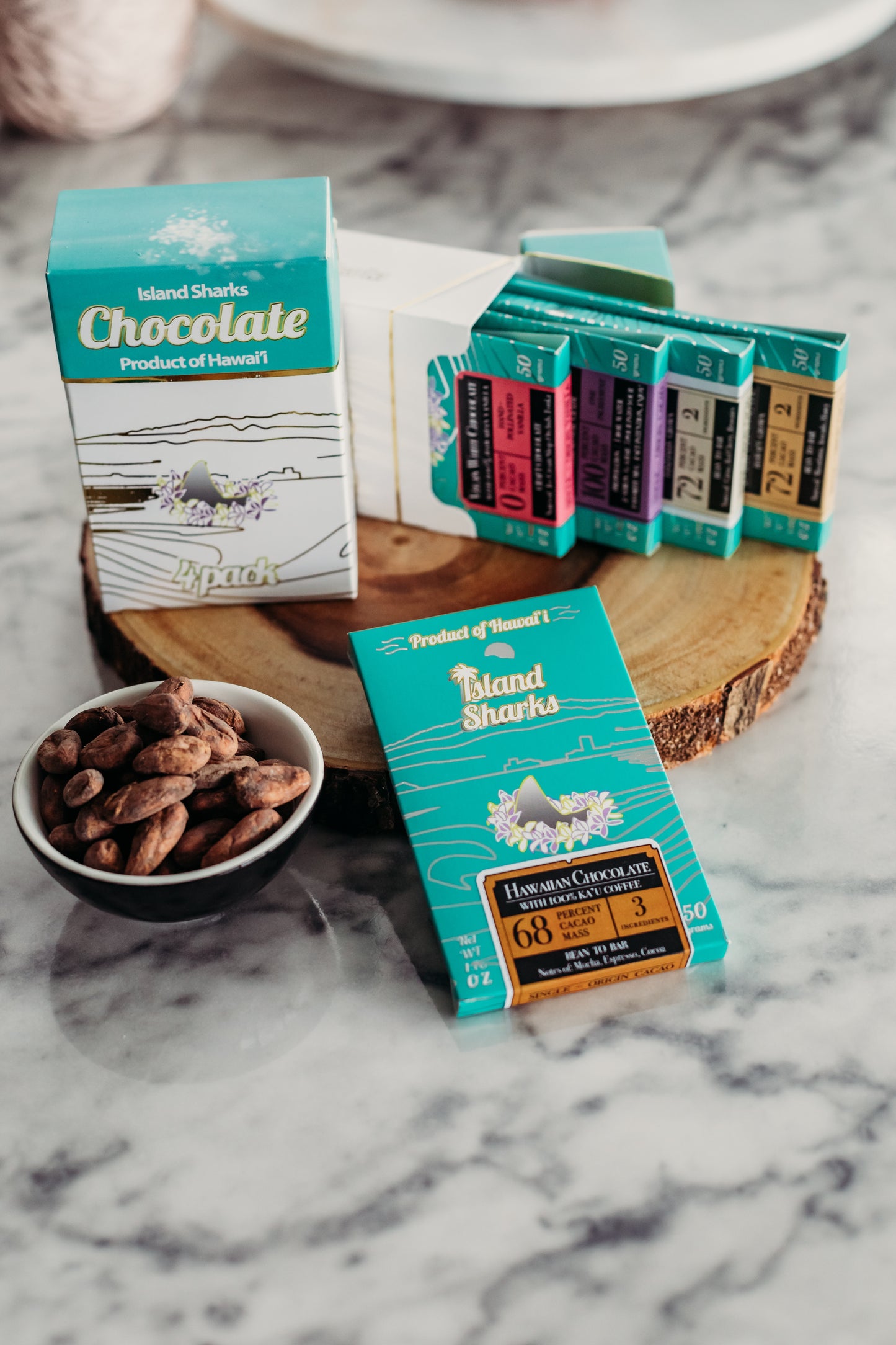 Wholesale 68% Hawaiian Cacao and 100% Ka'u Coffee (bulk)