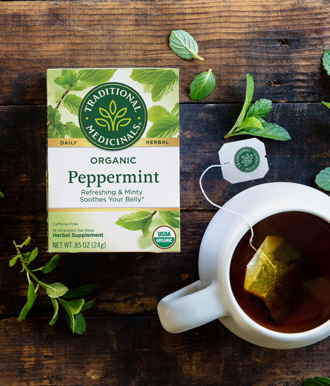 Traditional Medicinals Peppermint Tea (6x16 Bag)