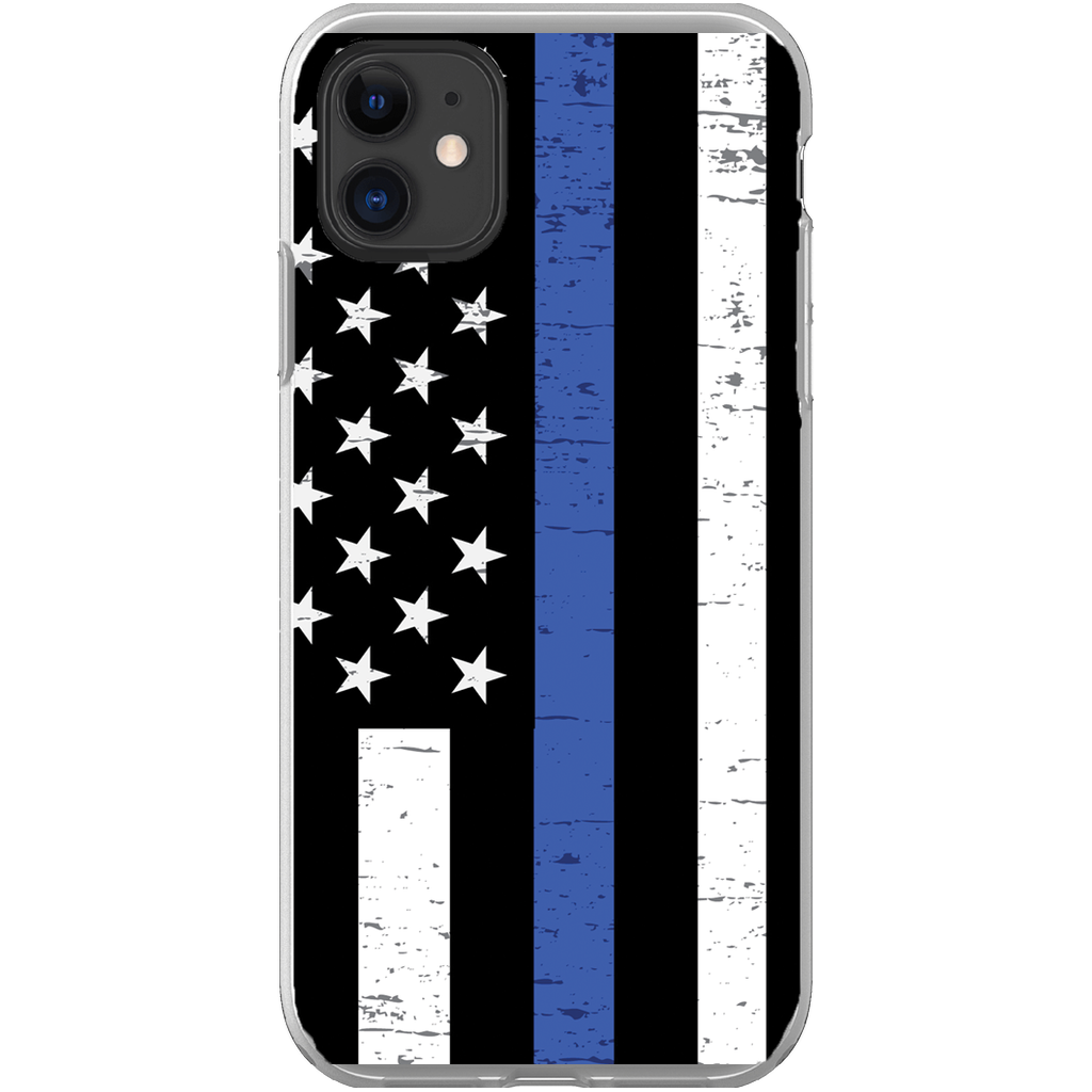 Thin Blue Line Phone Cases