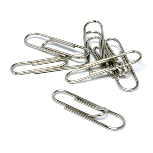 120pc Paper Clips- 1.2"- Silver