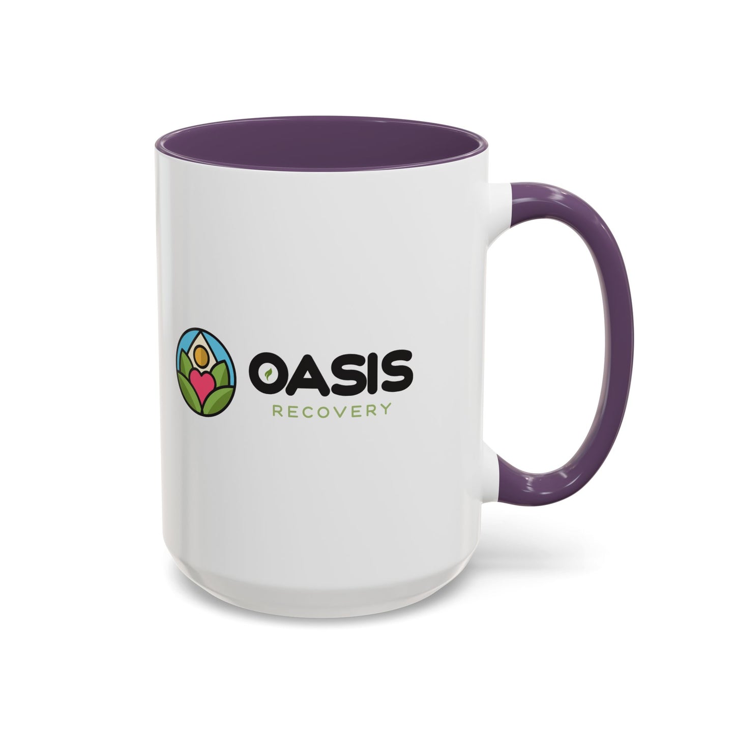 Oasis Recovery Center Accent Coffee Mug (11, 15oz)