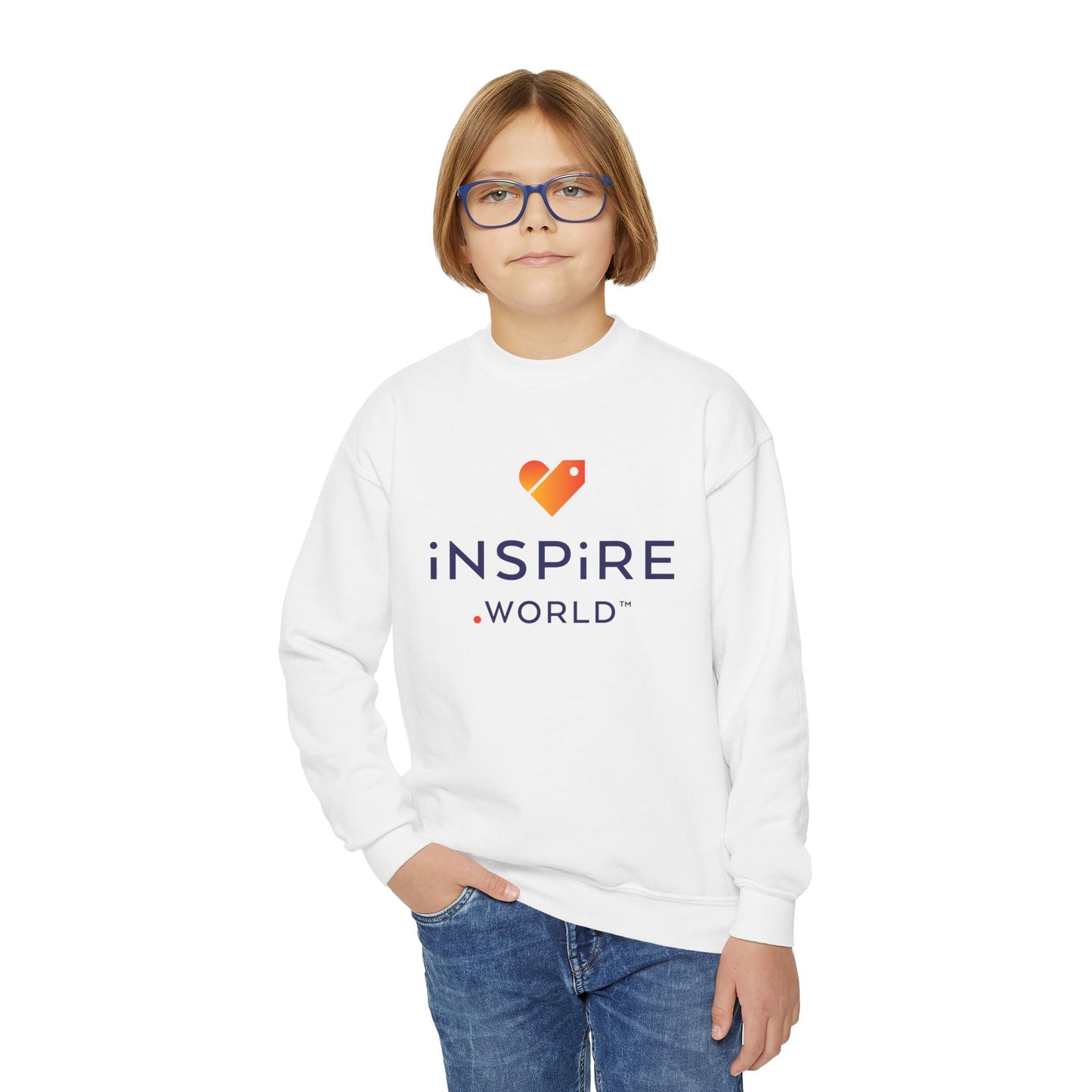 Inspire. World Youth Crewneck Sweatshirt