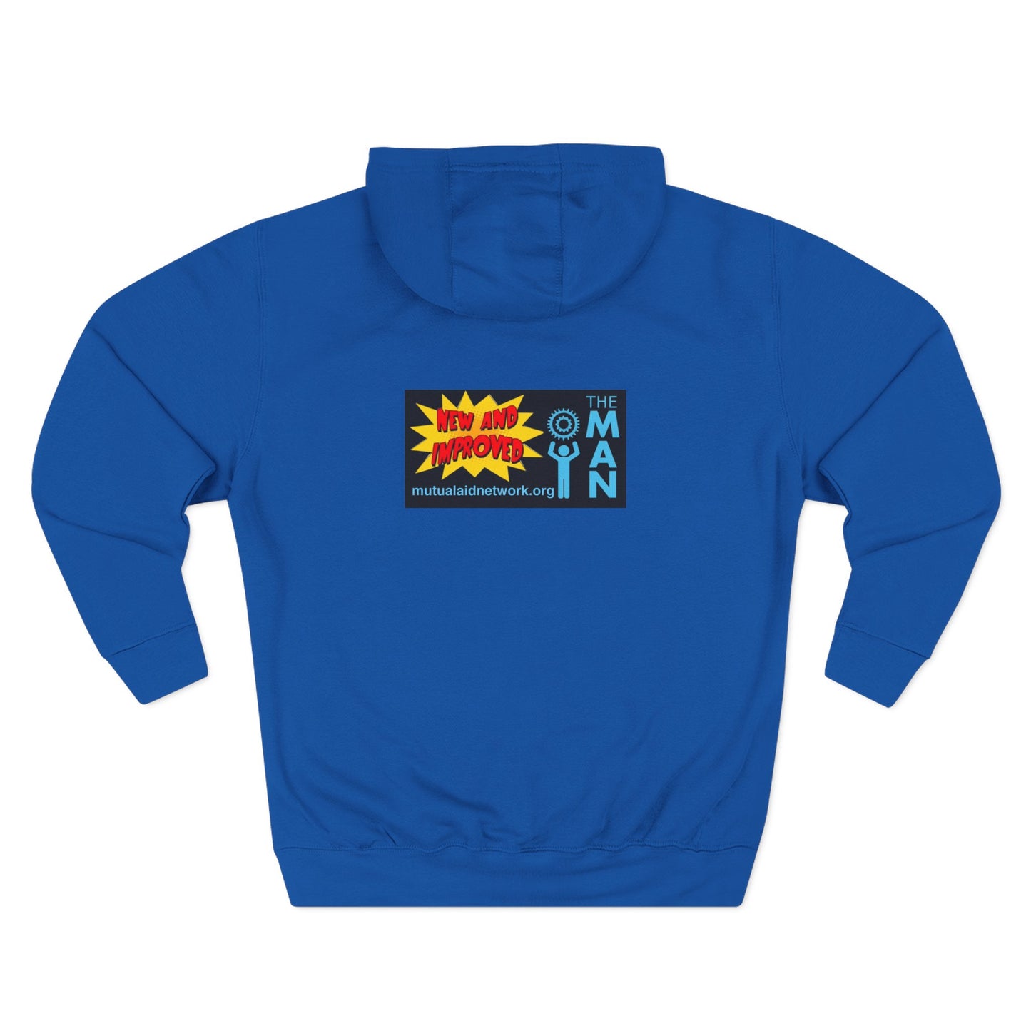 Mutual Aid Network Three-Panel Fleece Hoodie