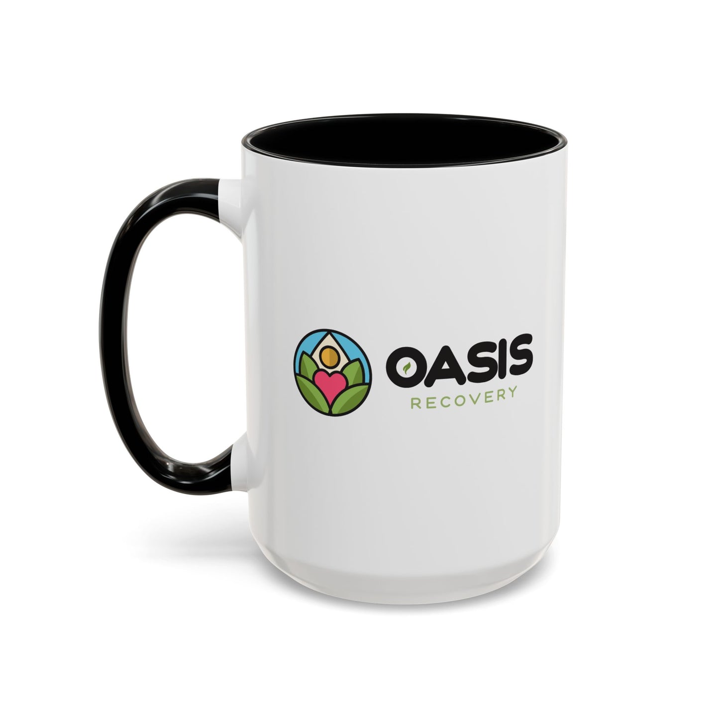 Oasis Recovery Center Accent Coffee Mug (11, 15oz)