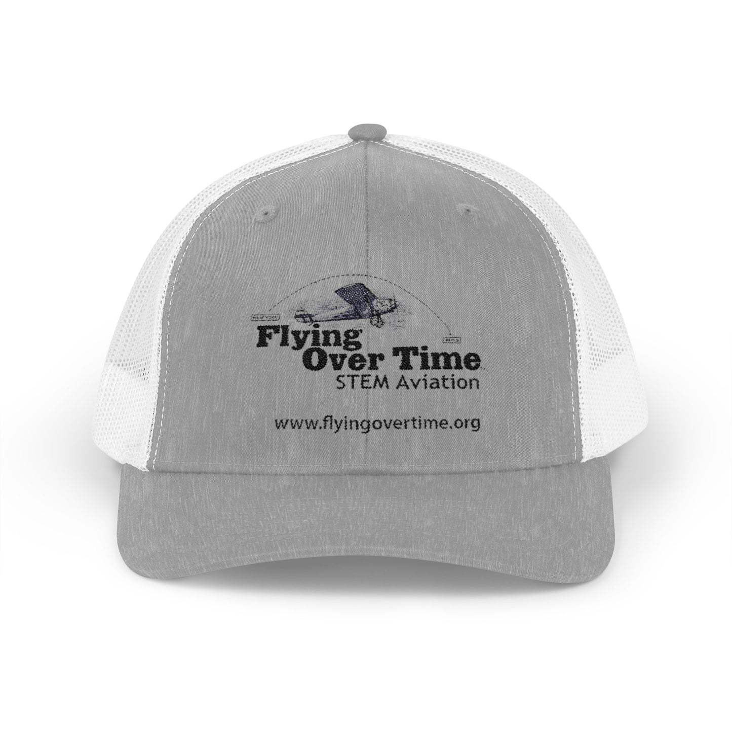 Flying Over Time Snapback Trucker Cap