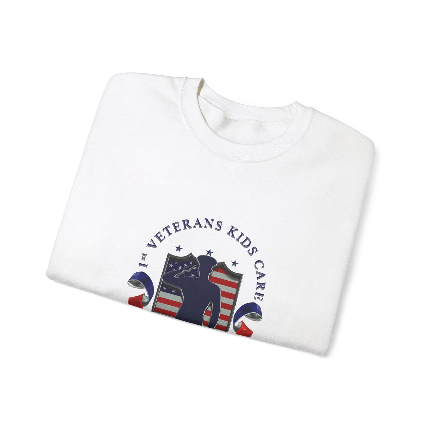 1st Veterans Kids Care Unisex Heavy Blend™ Crewneck Sweatshirt