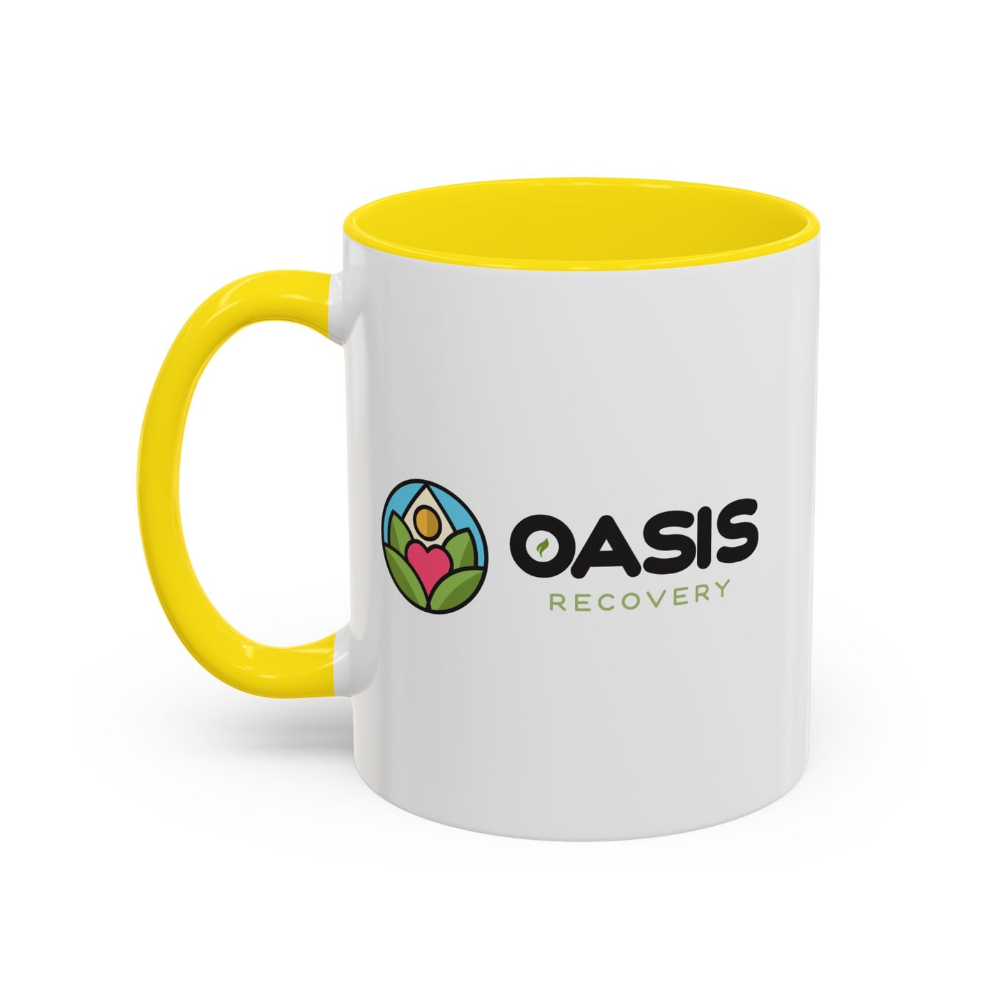 Oasis Recovery Center Accent Coffee Mug (11, 15oz)