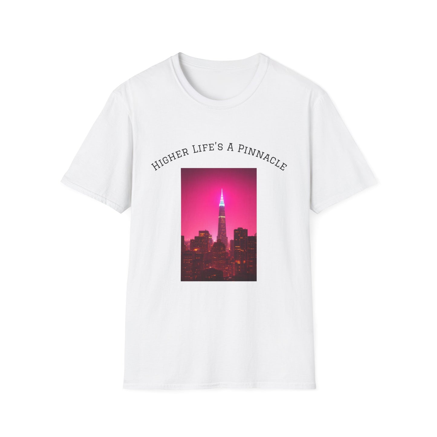 MAC-G - Higher Life's A Pinnacle Unisex Softstyle T-Shirt