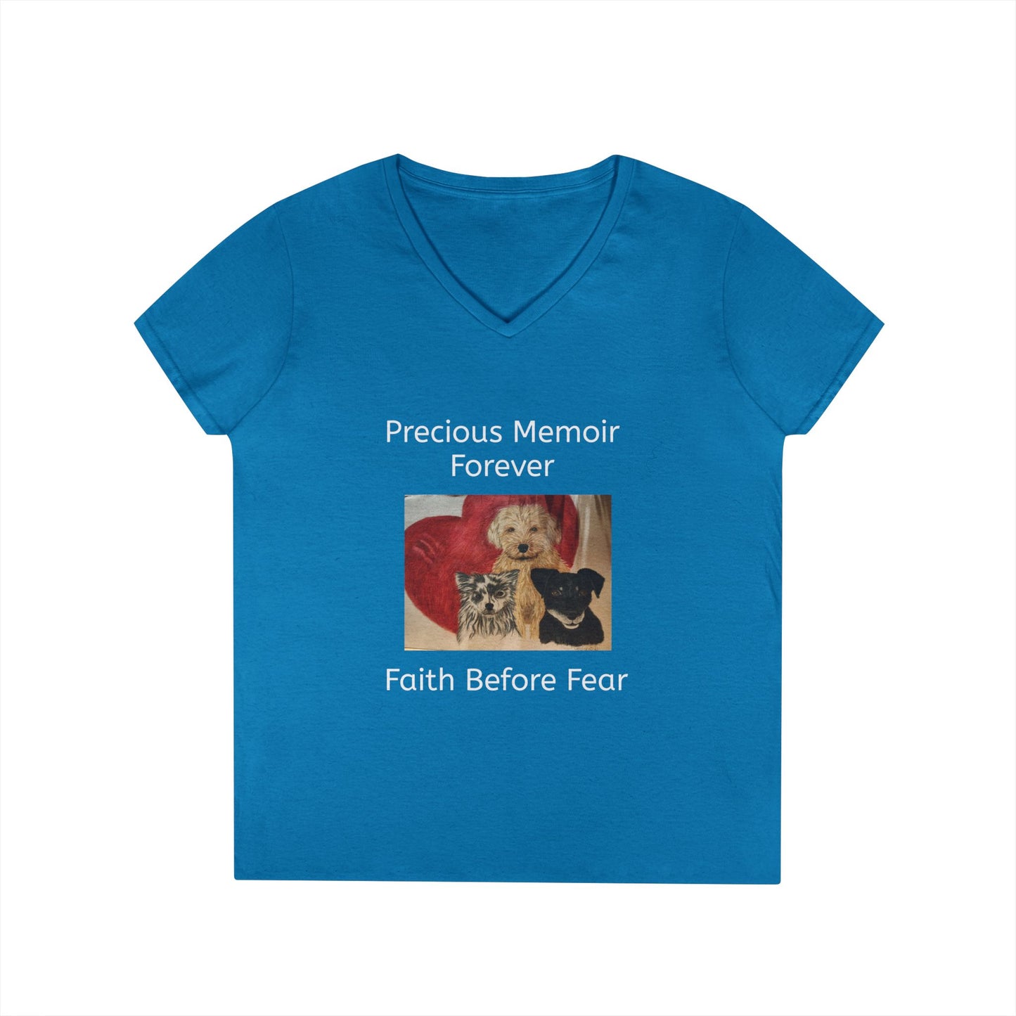 Precious Memoir Ladies' V-Neck T-Shirt