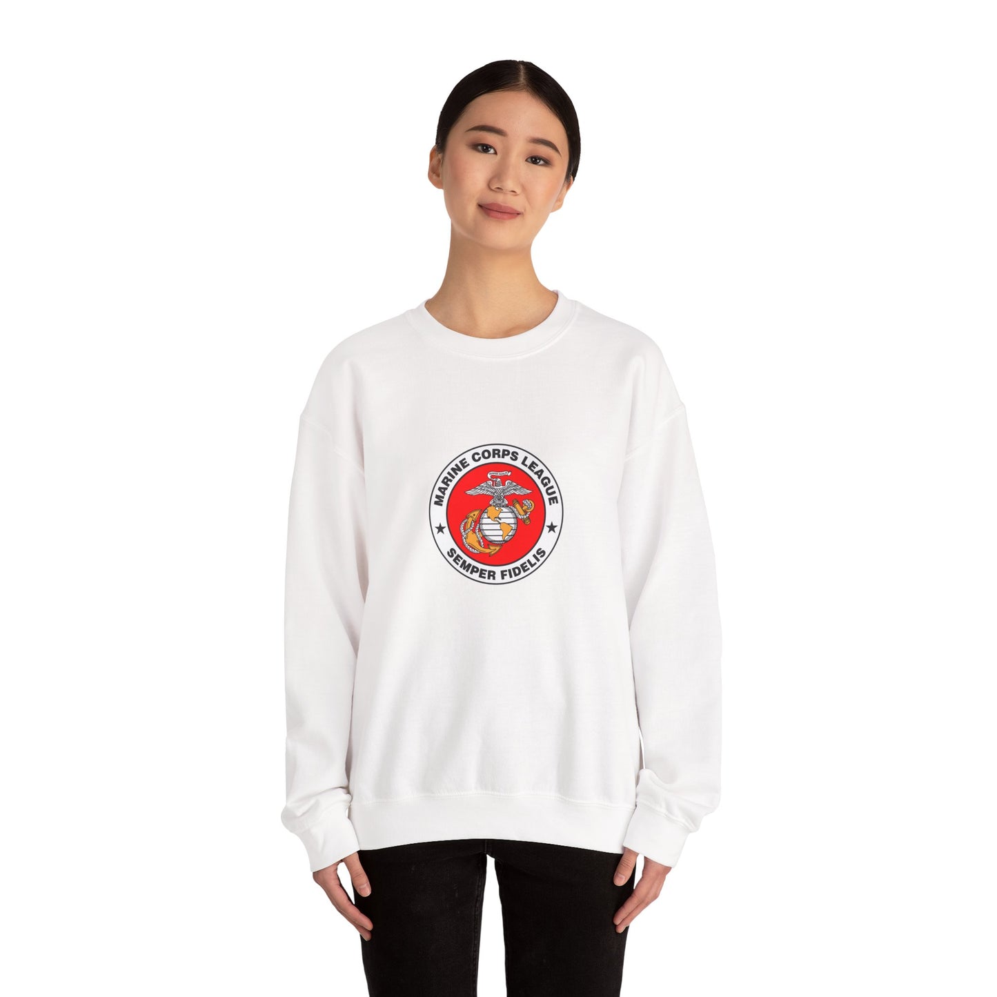 Marine Corps League Unisex Heavy Blend™ Crewneck Sweatshirt