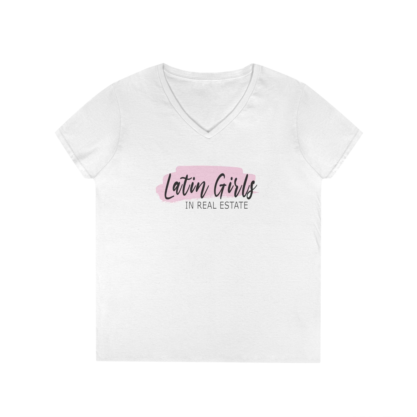 Latin Girls In Real Estate Ladies' V-Neck T-Shirt