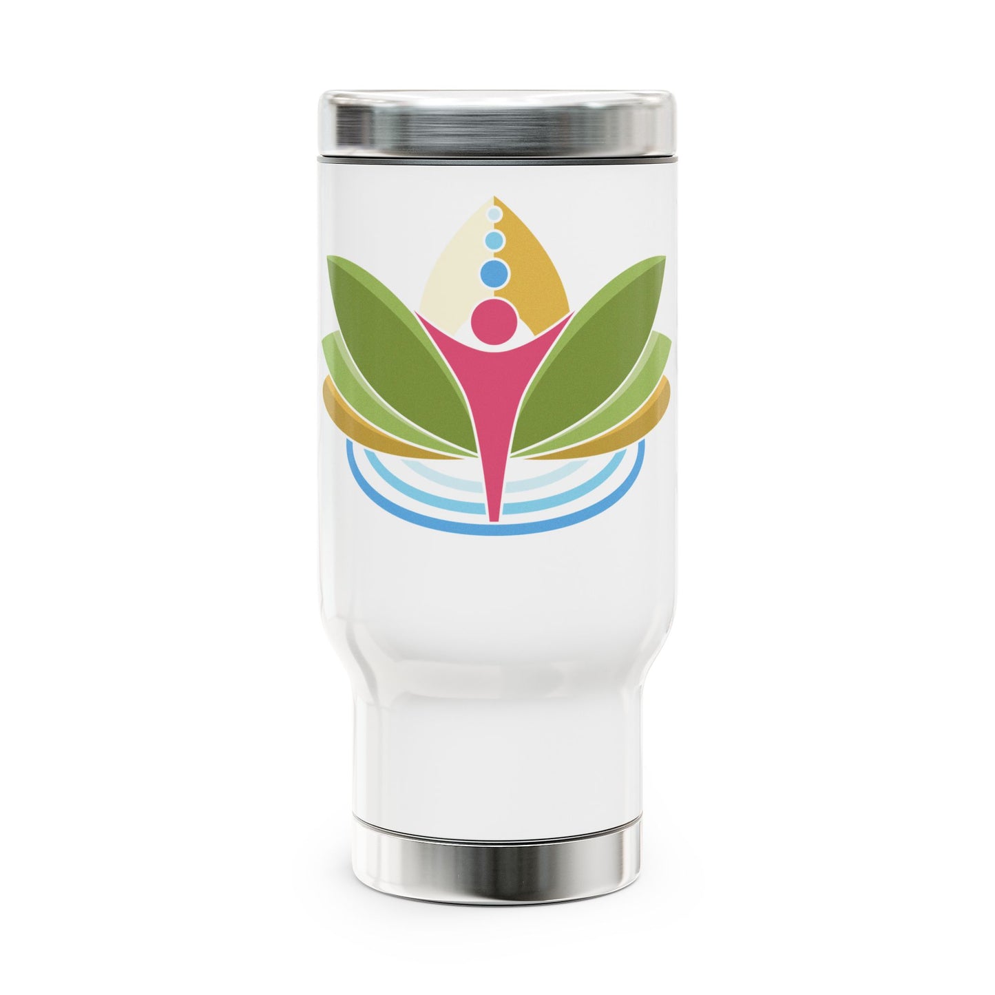 Knoxville Recovery Center Stainless Steel Travel Mug with Handle, 14oz