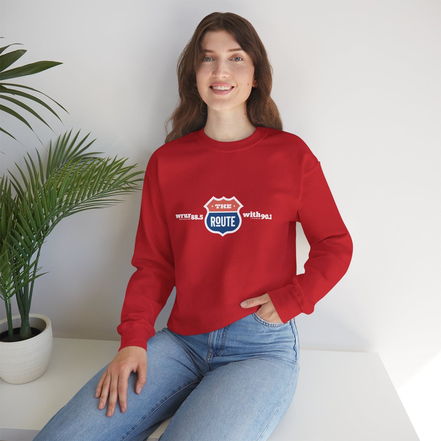 The Route Unisex Blend™ Crewneck Sweatshirt