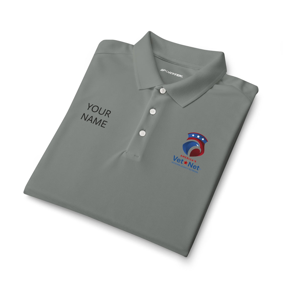 Veteran Legacy Sport-Tek® Men's UV Micropique Polo