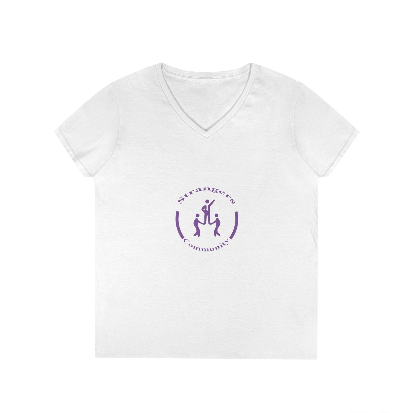Strangers Community Ladies' V-Neck T-Shirt