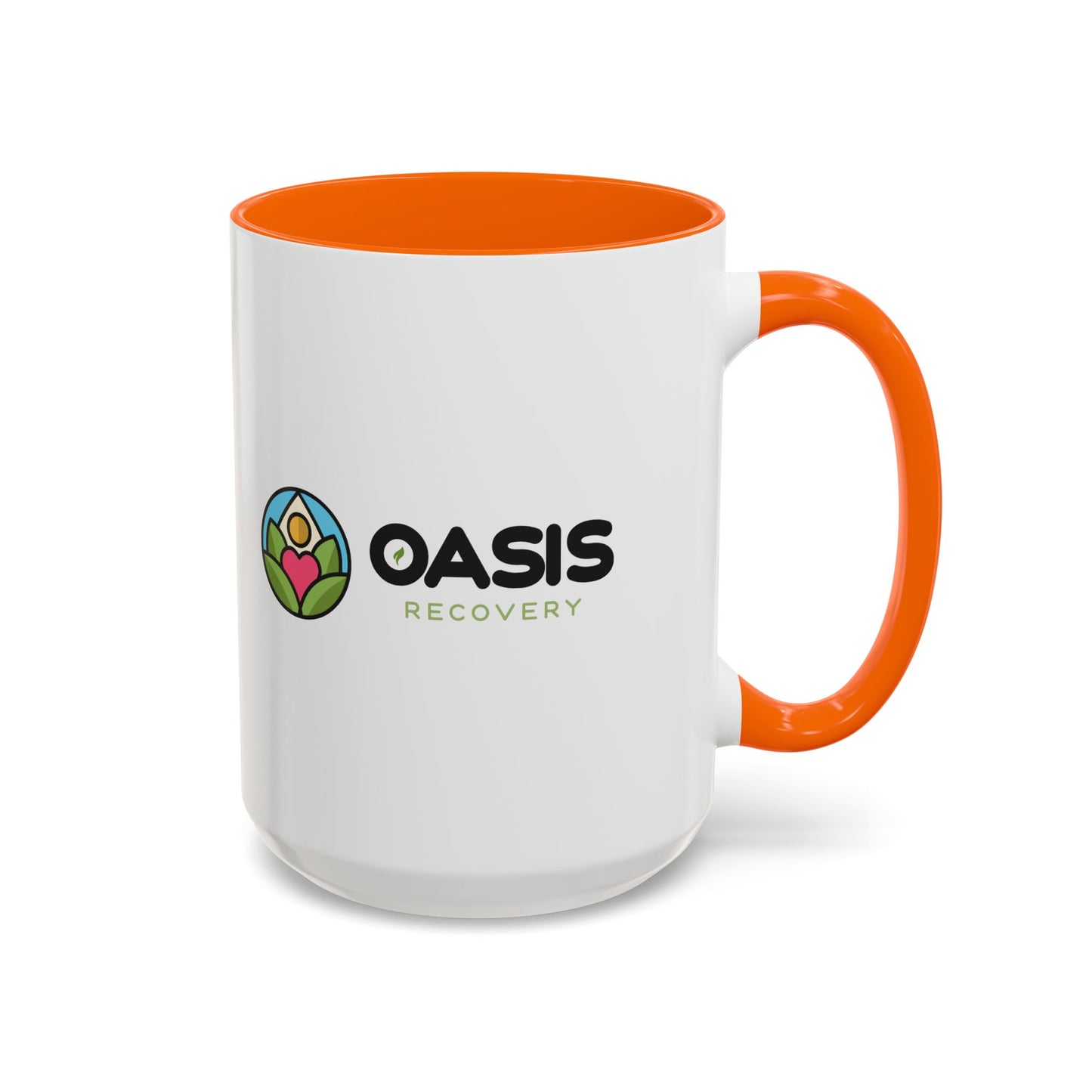 Oasis Recovery Center Accent Coffee Mug (11, 15oz)