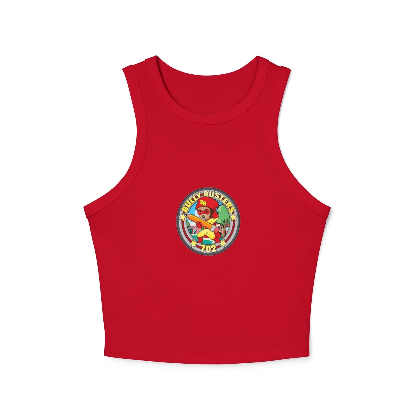 Bully Busters 702 Women's Micro Rib Racer Tank Top