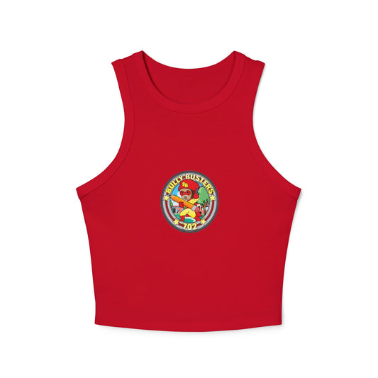 Bully Busters 702 Women's Micro Rib Racer Tank Top