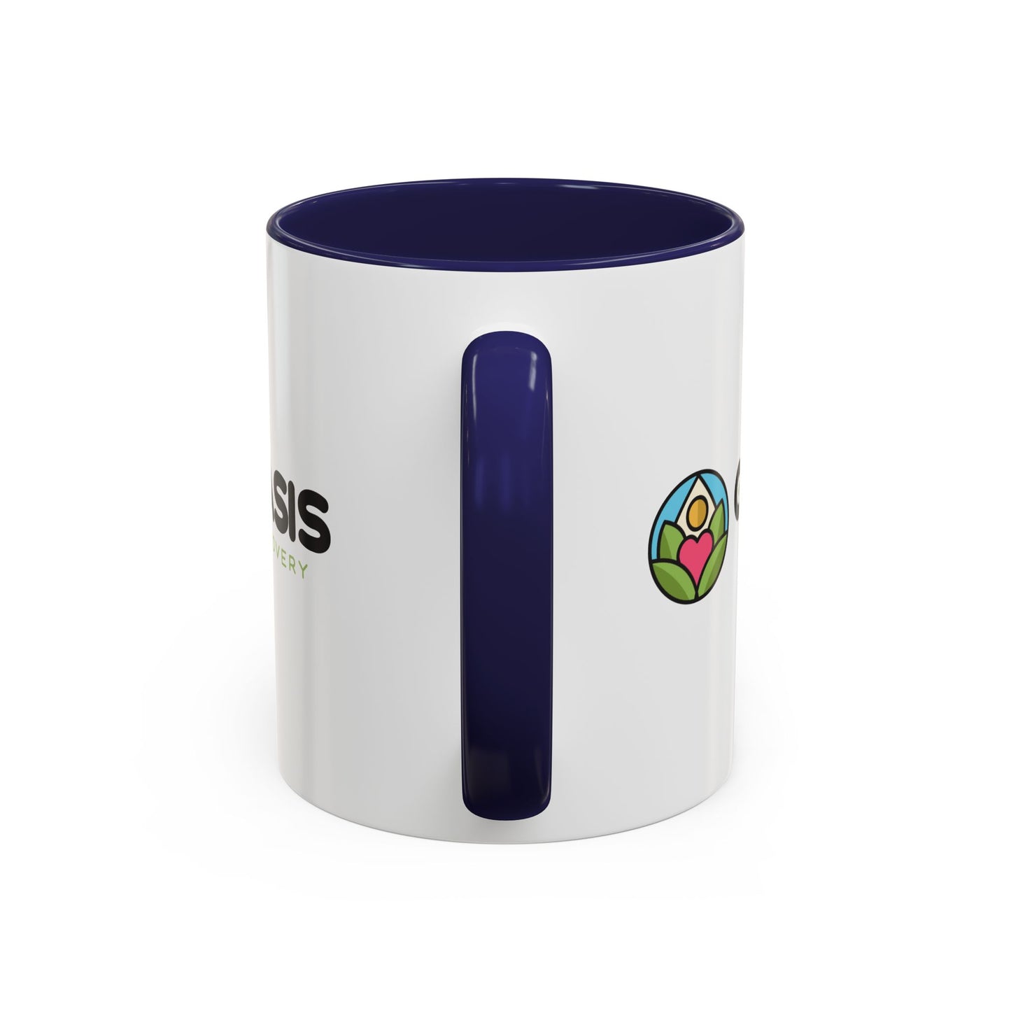 Oasis Recovery Center Accent Coffee Mug (11, 15oz)