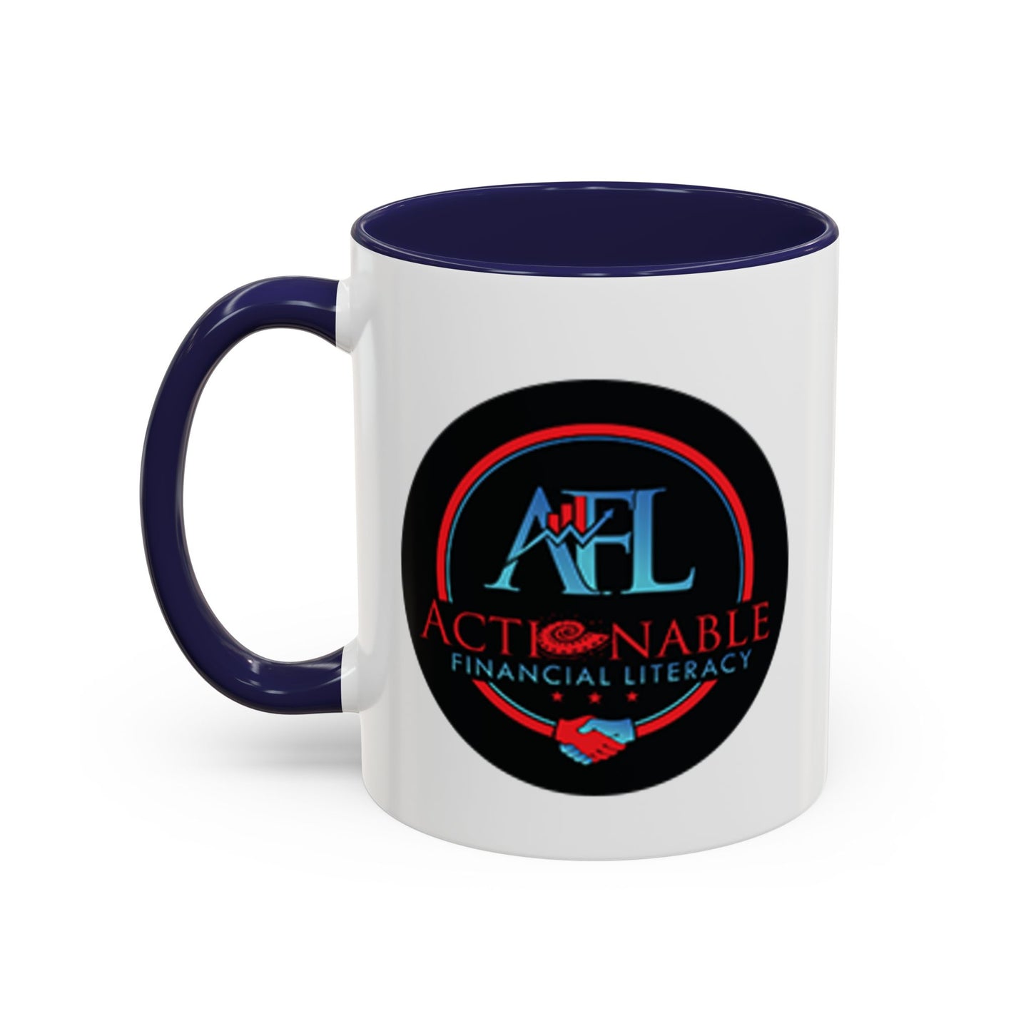 Actionable Financial Literacy Center Accent Coffee Mug (11oz)