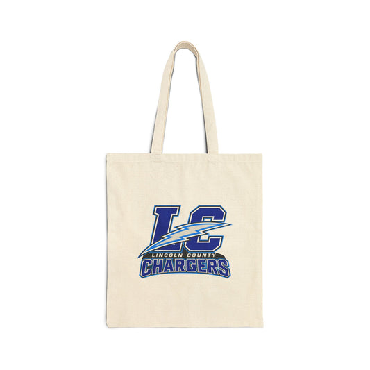 LC Chargers Cotton Canvas Tote Bag