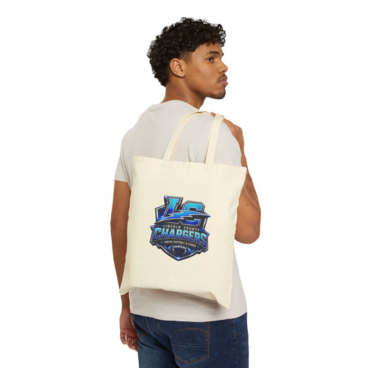 LC Chargers Cotton Canvas Tote Bag