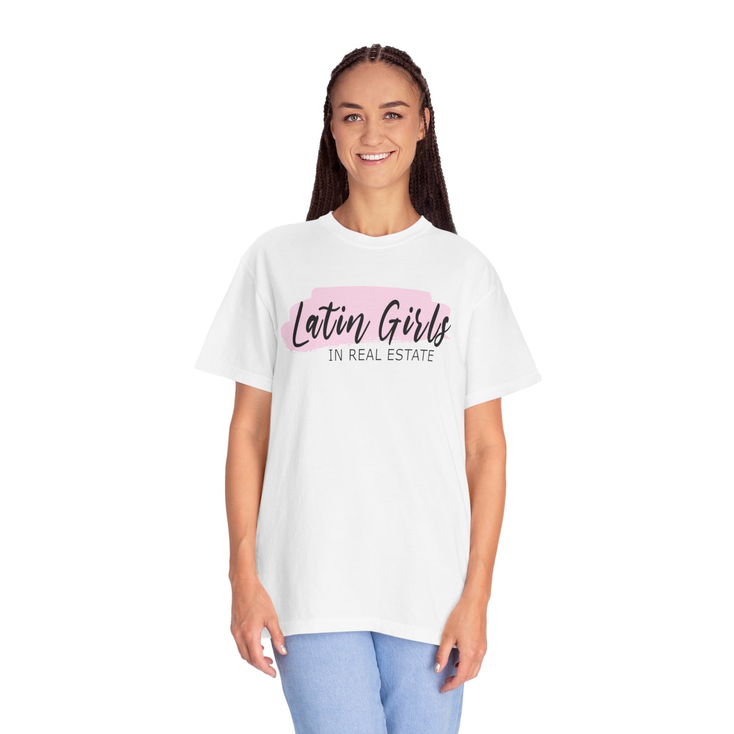 Latin Girls In Real Estate Unisex Garment-Dyed T-shirt