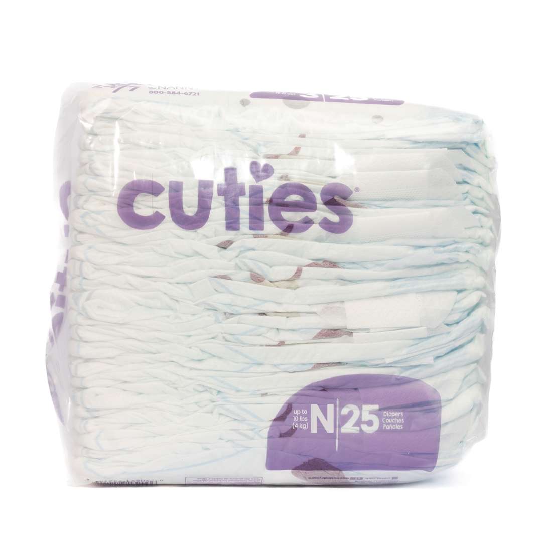 Cuties Diapers 200 Diapers 200/Case (Size 0-7 available)