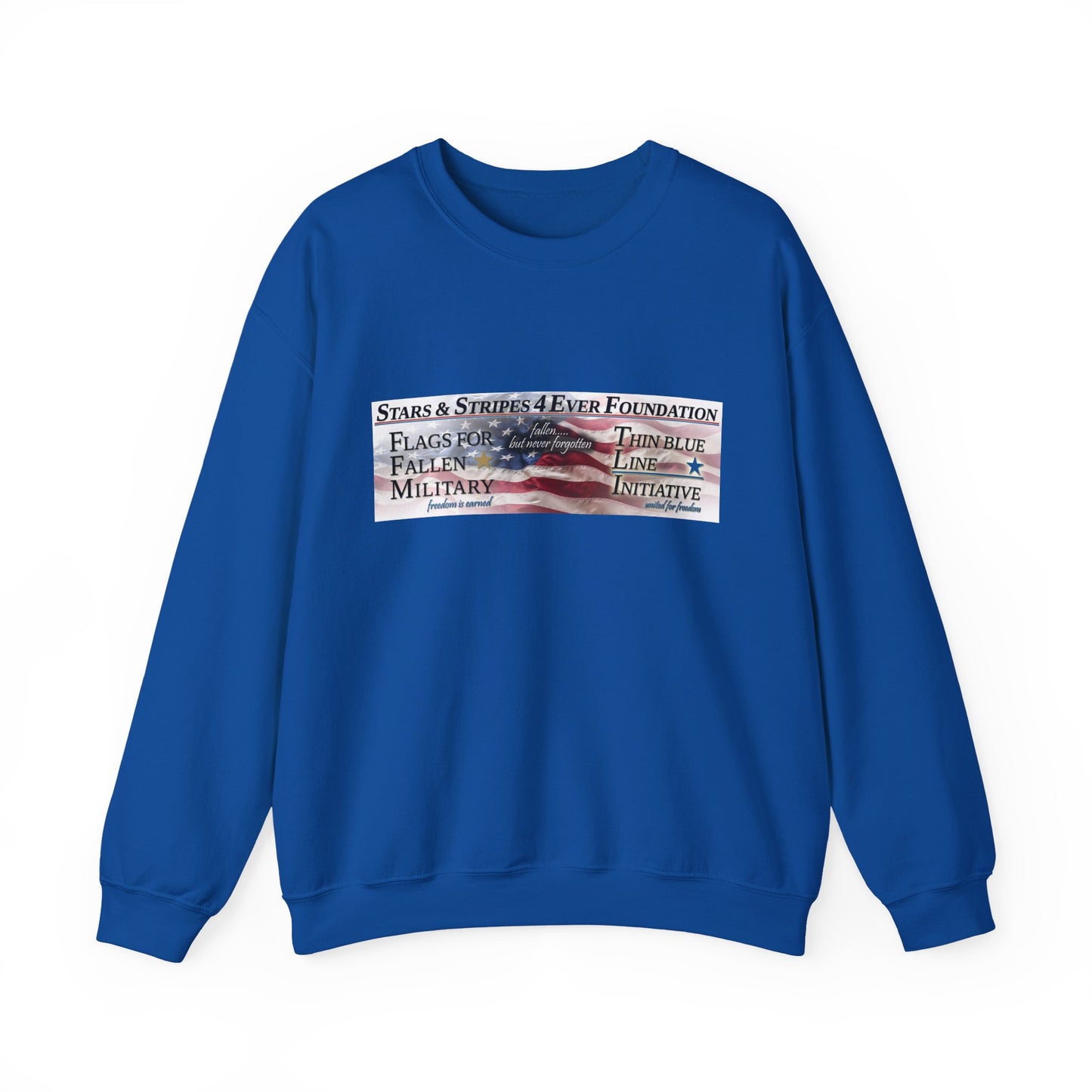 Stars Stripes 4 Ever Foundation Unisex Heavy Blend™ Crewneck Sweatshirt