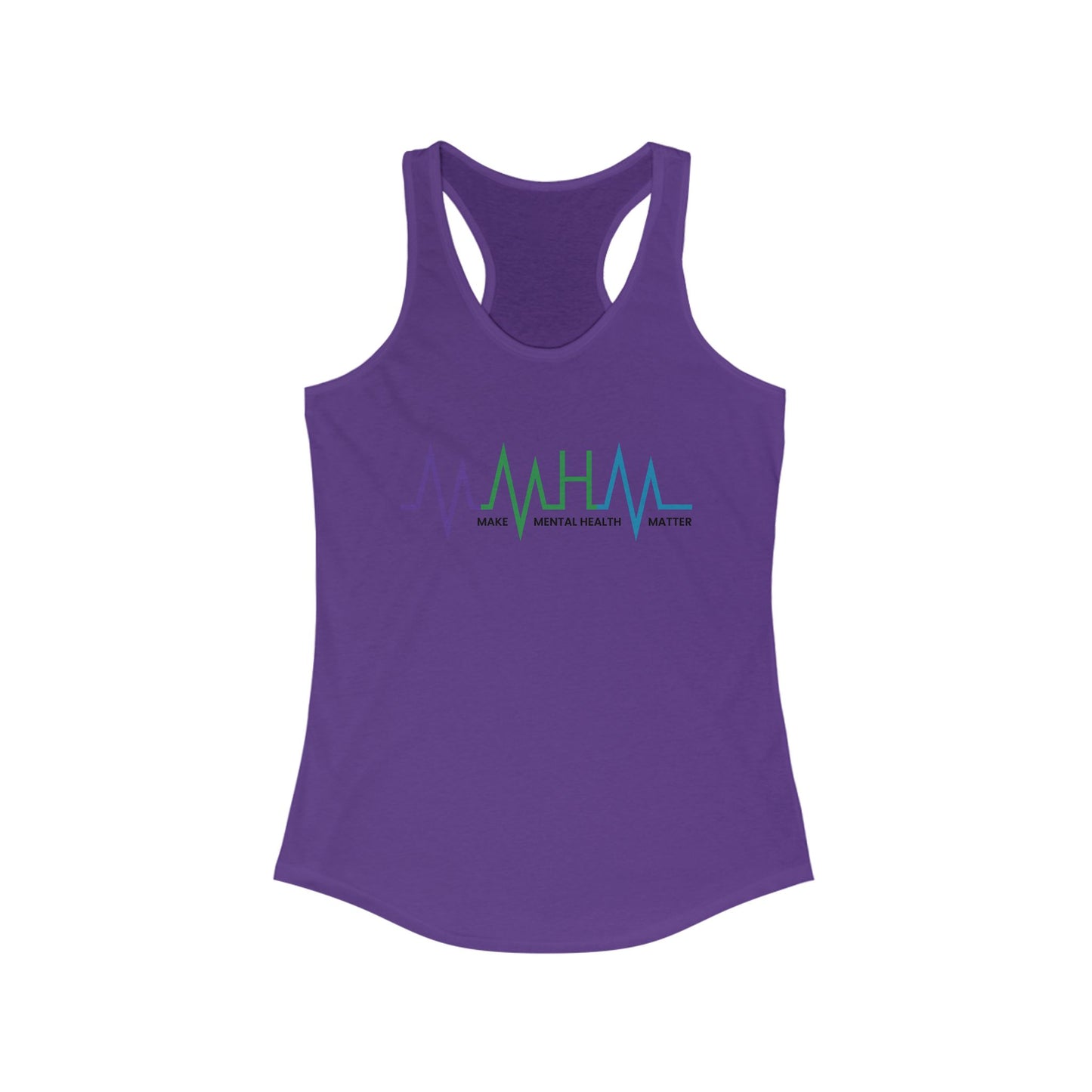 Make Mental Health Matter Women's Ideal Racerback Tank